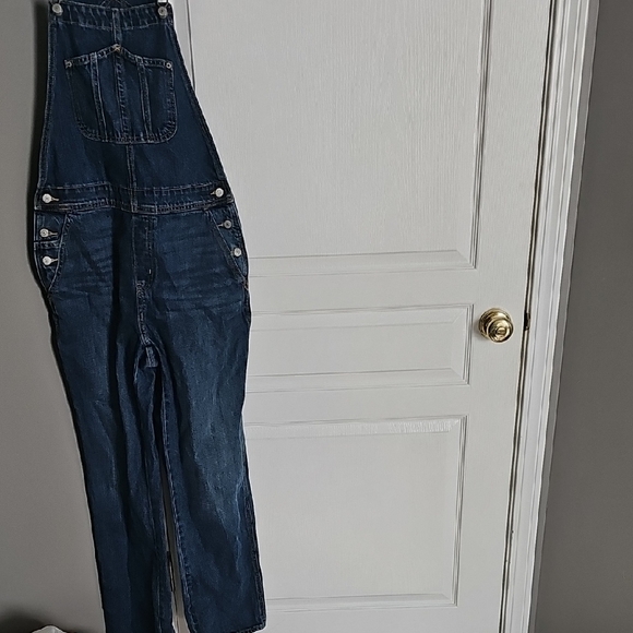 Old Navy Indigo Denim Overalls - Picture 1 of 6
